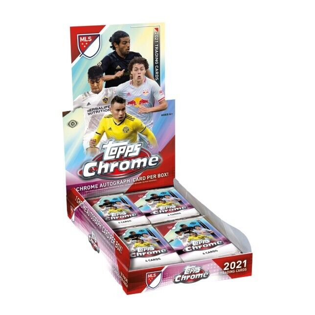 2021 Topps MLS Major League Soccer Chrome Single Pack from Hobby Box