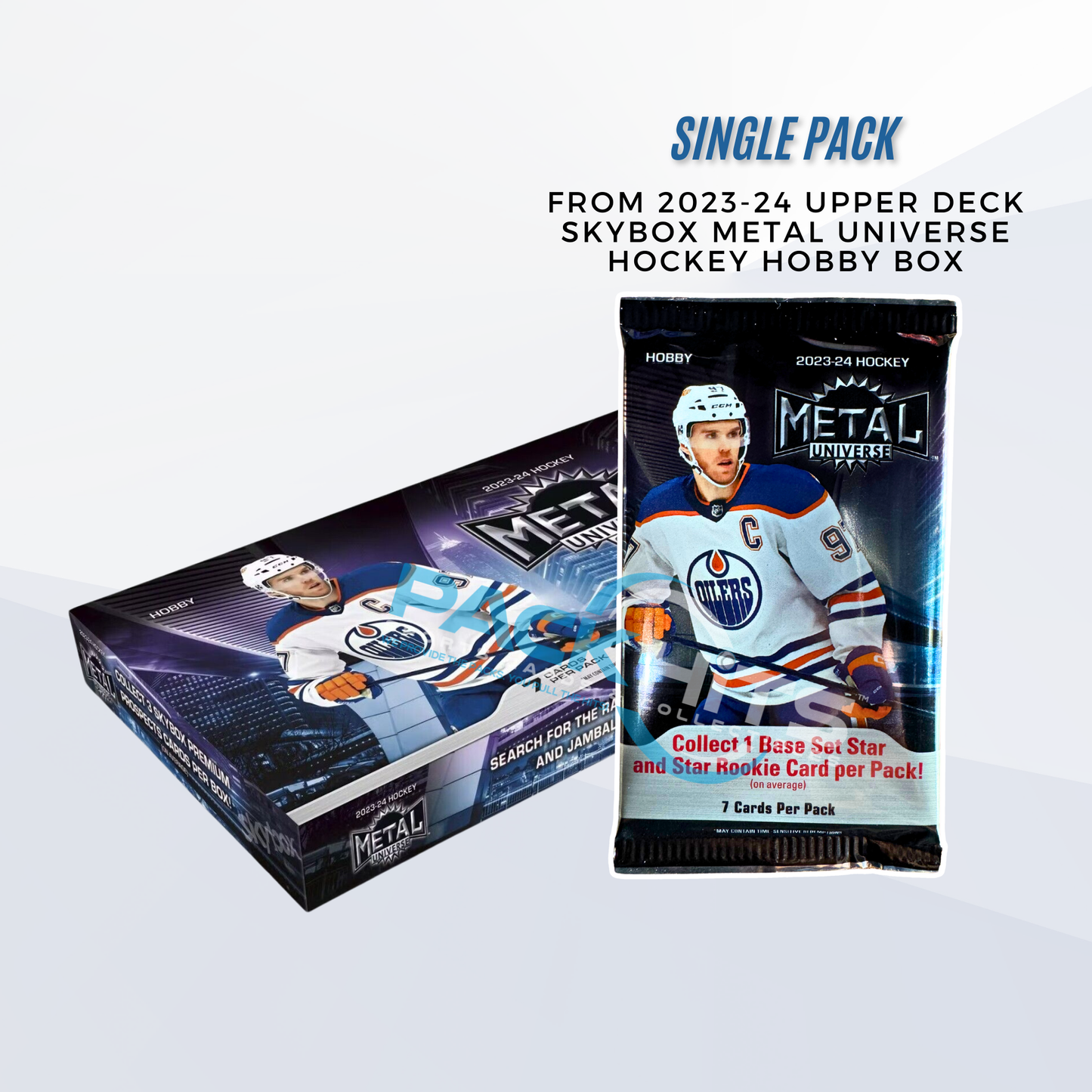 2023-24 Upper Deck Skybox Metal Universe Hockey Single Pack Hobby Box