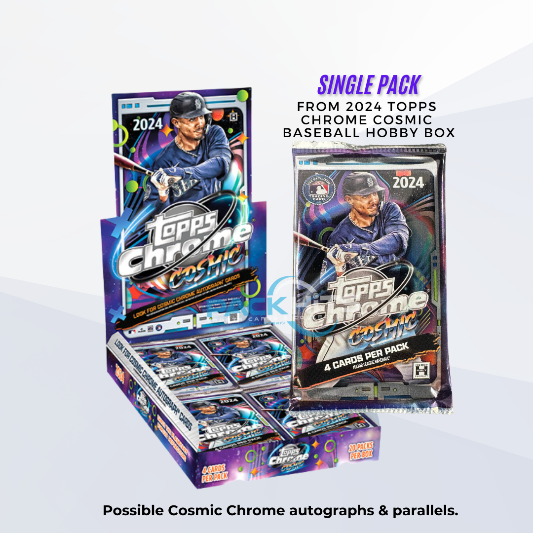 2024 Topps Chrome Cosmic Baseball Single Pack from Hobby Box