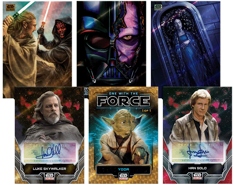 2024 Topps Chrome Star Wars Galaxy Single Pack from Hobby Box