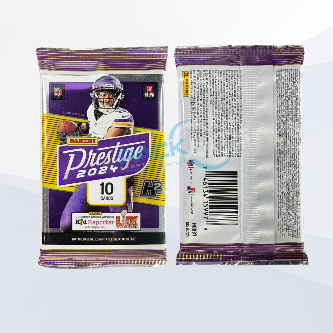 2024 Panini Prestige Football Single Pack from Hobby H2 Box