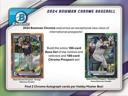 2024 Bowman Chrome Baseball Single Mini Box from Hobby Box