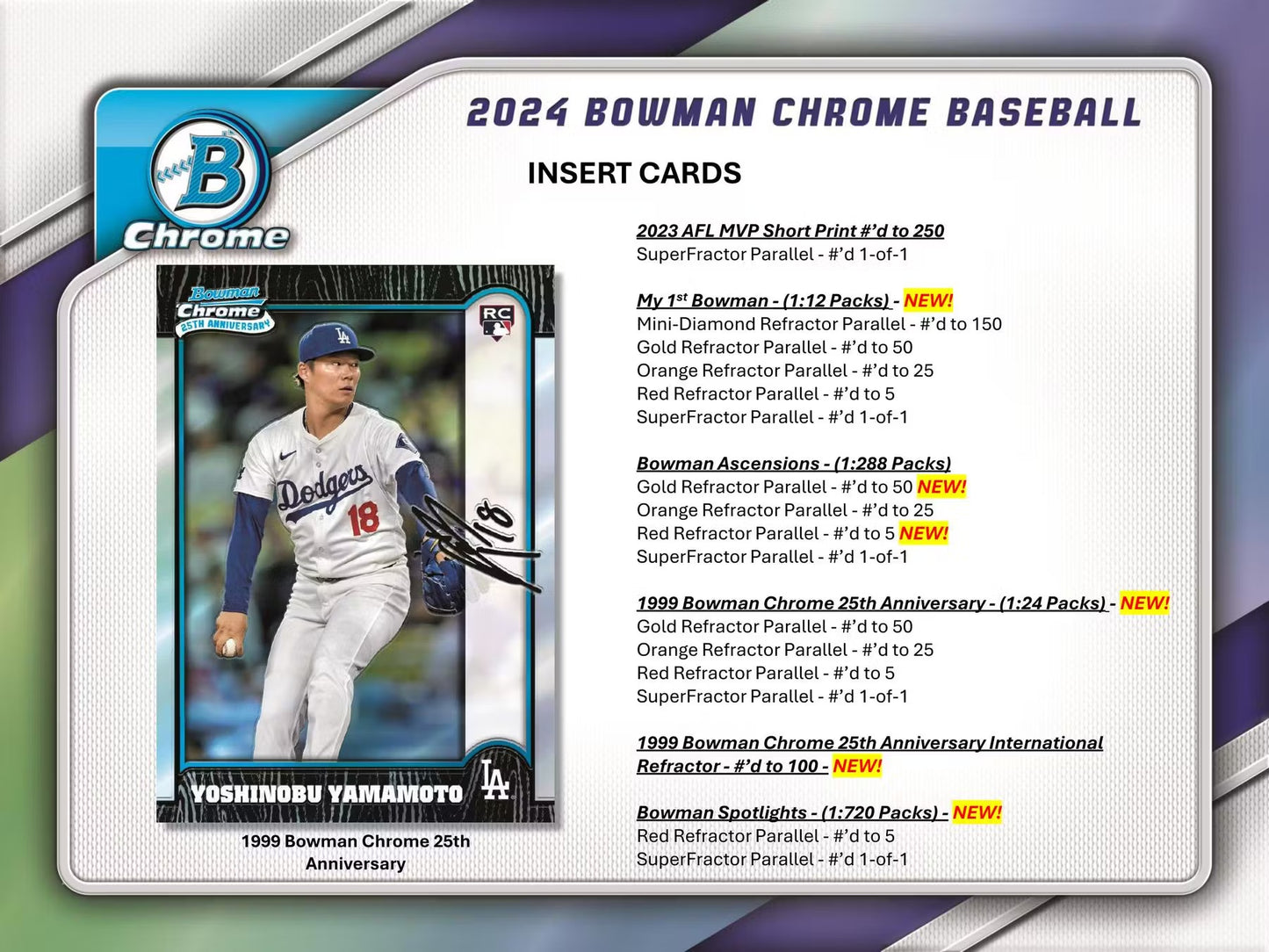 2024 Bowman Chrome Baseball Single Mini Box from Hobby Box