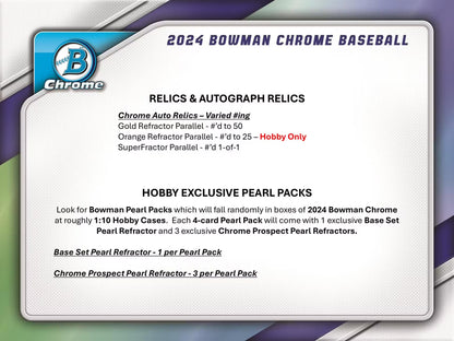 2024 Bowman Chrome Baseball Single Mini Box from Hobby Box