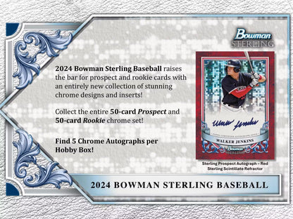 2024 Topps Bowman Sterling Single Mini Box (1 Auto/Mini Box)