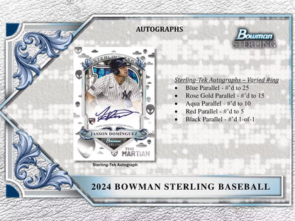 2024 Topps Bowman Sterling Single Mini Box (1 Auto/Mini Box)