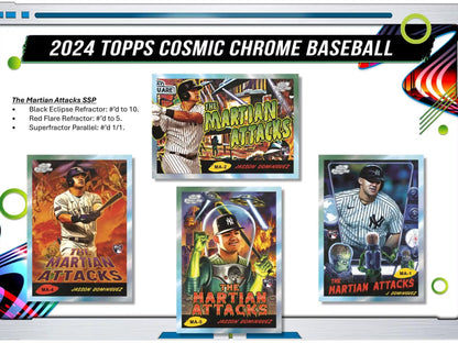 2024 Topps Chrome Cosmic Baseball Single Pack from Hobby Box