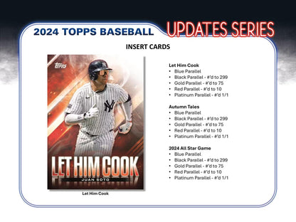 2024 Topps Update Series Single Pack from Hobby Jumbo Box