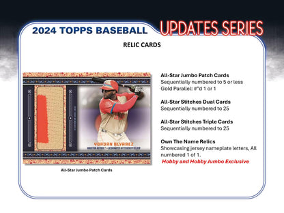 2024 Topps Update Series Single Pack from Hobby Jumbo Box