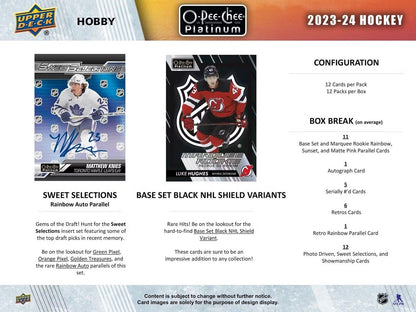 2023-24 Upper Deck O-Pee-Chee Hockey Single Pack from Hobby Box