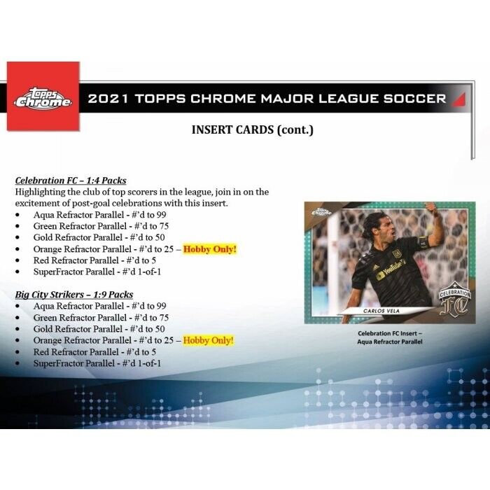 2021 Topps MLS Major League Soccer Chrome Single Pack from Hobby Box